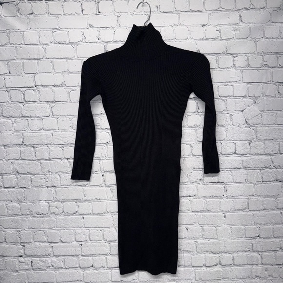 Zara Knit Turtleneck Mini Dress - Picture 2 of 5